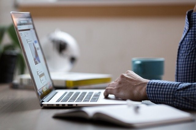 man at laptop